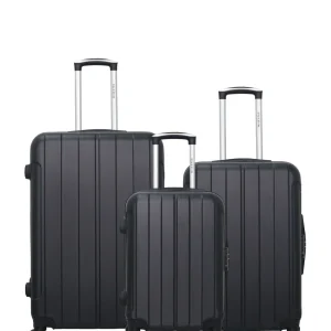 Lot de 3 Valises Rigides Grand Format, Taille Moyenne et Cabine NAPOLI