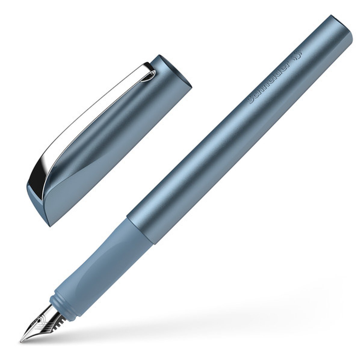 SCHNEIDER Ceod Stylo-plume M bleu métal