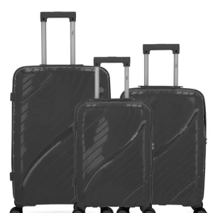 Lot de 3 Valises Rigides Taille Moyenne, Cabine et Cabine XS LYRA