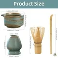 Ensemble Matcha Japonais Bambou: Fouet, Cuillère, 4Pièces – Image 9