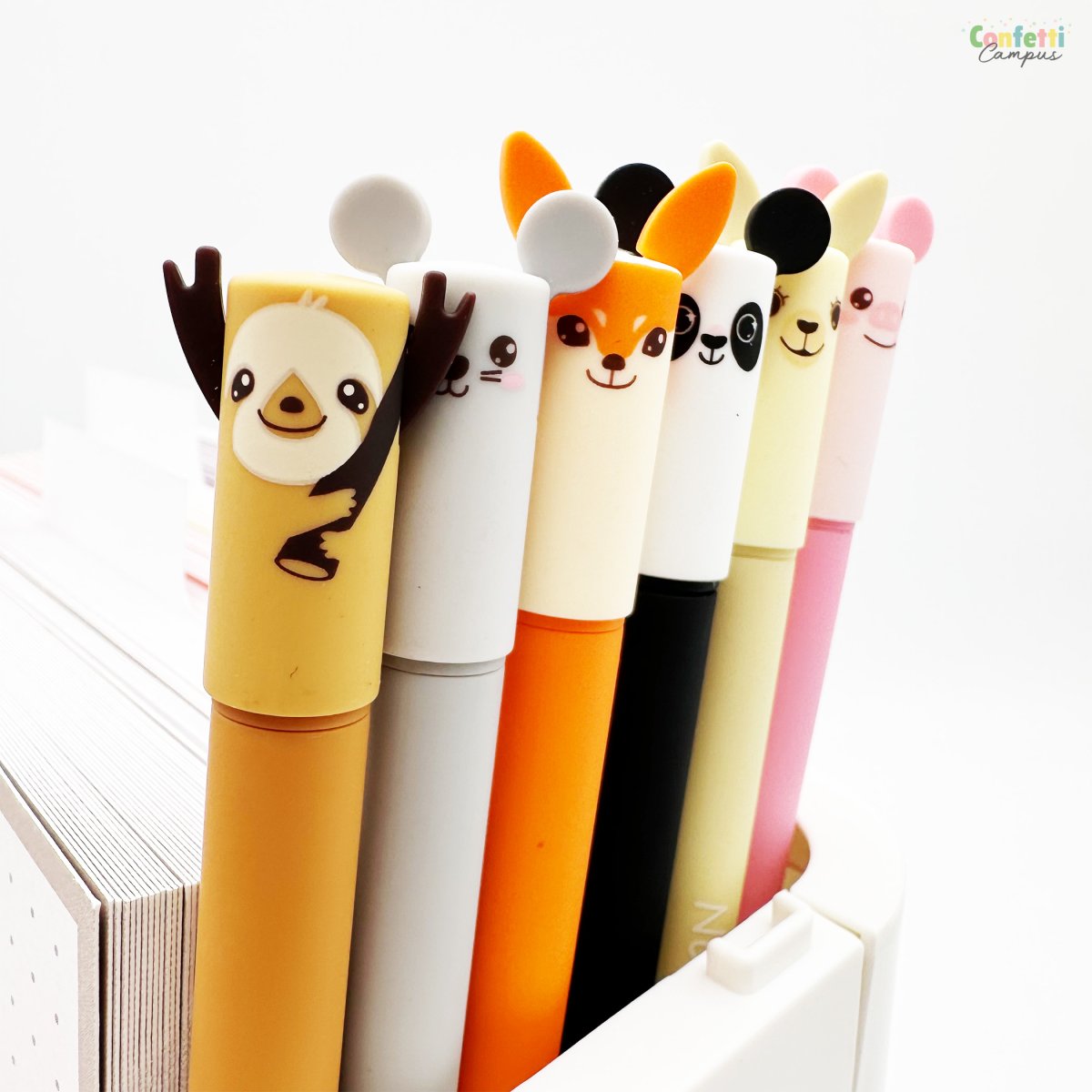 EBERHARD FABER Erase It! Stylo roller à encre gel effaçable bleue Panda à la plage – Image 6