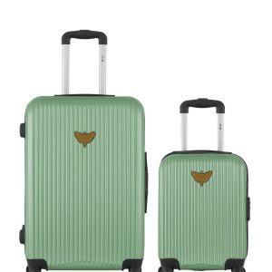 Lot de 2 Valises Rigides Taille Moyenne et Cabine XXS AGATA