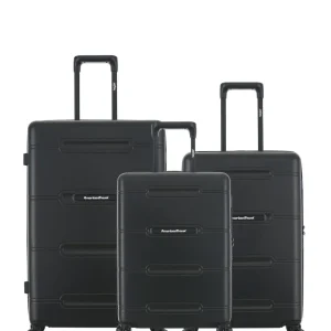 Lot de 3 Valises Rigides Grand Format, Taille Moyenne et Cabine CLEVELAND