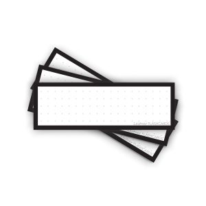 50 Flashcards Leitner Vocabulaire à points cadre noir