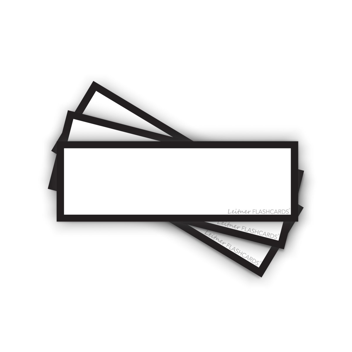 50 Flashcards Leitner Vocabulaire blanches cadre noir