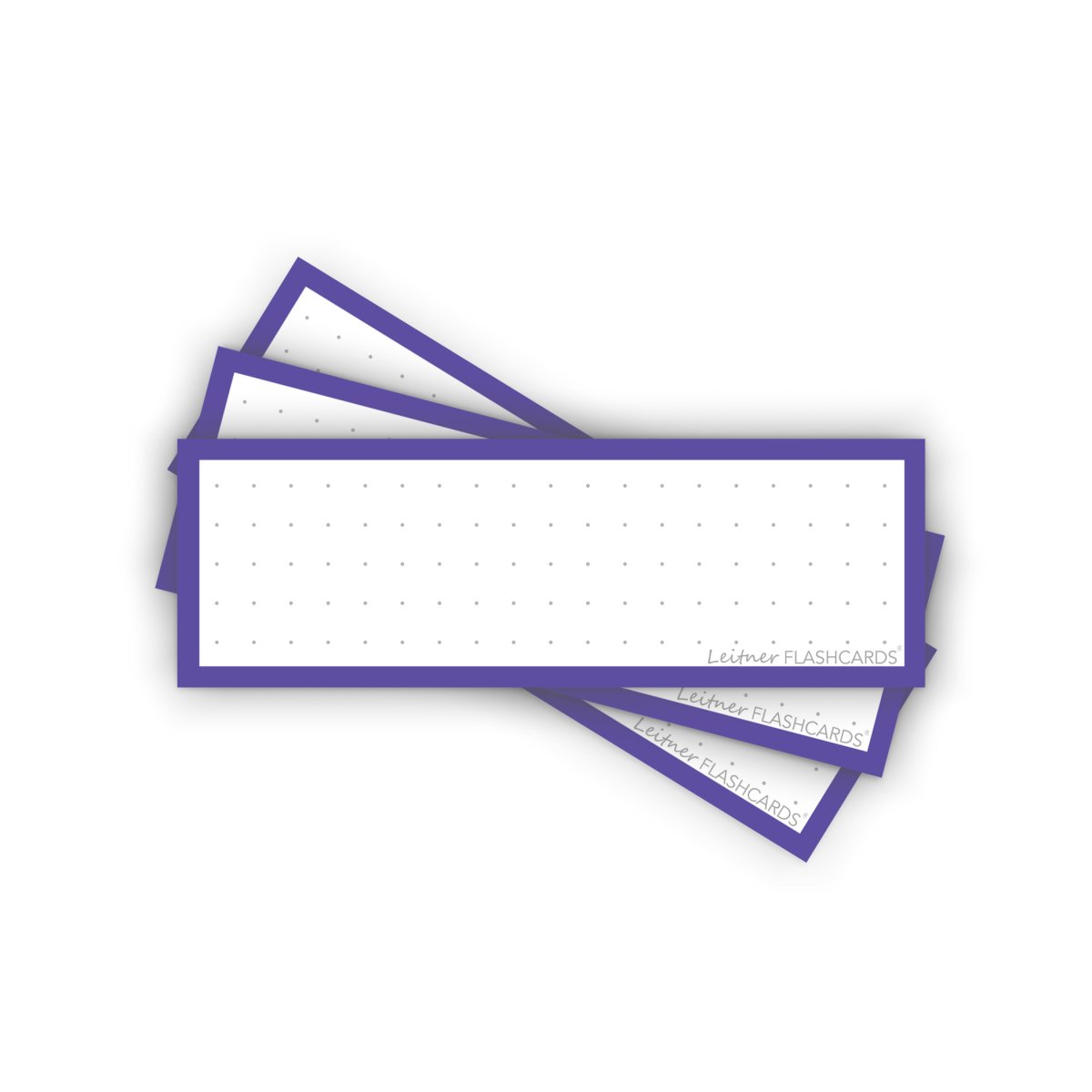 50 Flashcards Leitner Vocabulaire à points cadre ultraviolet – Image 2