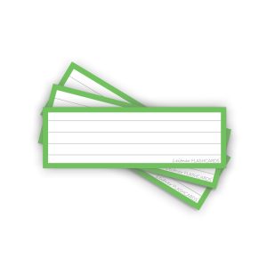 50 Flashcards Leitner Vocabulaire lignées cadre vert prairie