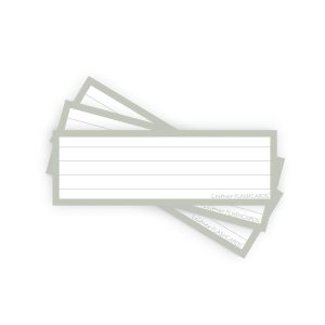 50 Flashcards Leitner Vocabulaire lignées cadre gris cendre