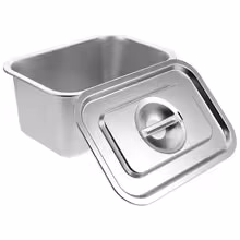 Poubelle Acier Inoxydable Rangement Compact