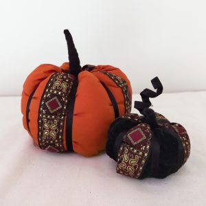 Citrouilles en tissu