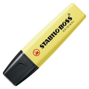 STABILO BOSS ORIGINAL Surligneur Pastel Crème de jaune