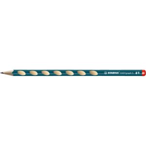 STABILO EASYgraph Crayon graphite HB pour droitiers bleu pétrole