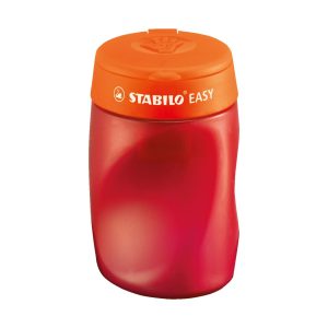 STABILO EASYsharpener Taille crayon ergonomique 3 trous avec réservoir pour droitiers Orange